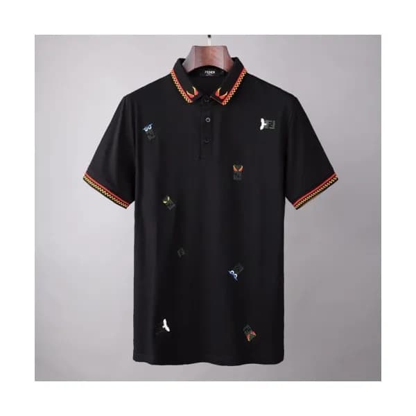 [펜디]Fendi 2021 Mens Logo Casual Short Sleeved Tshi… - 1