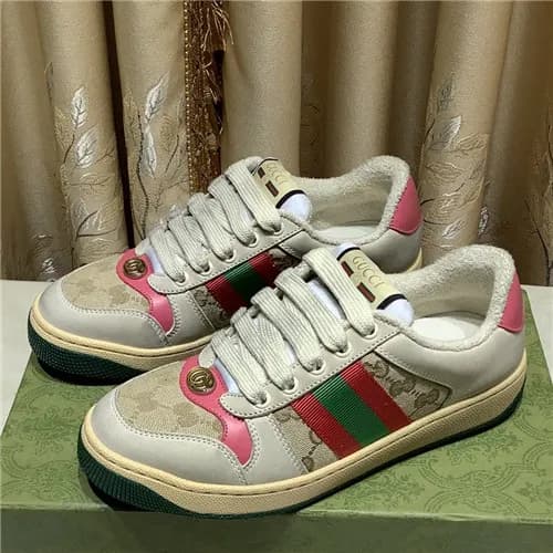 [매장판]Gucci 2021 Women's Leather Sneakers - 구찌 … - 1