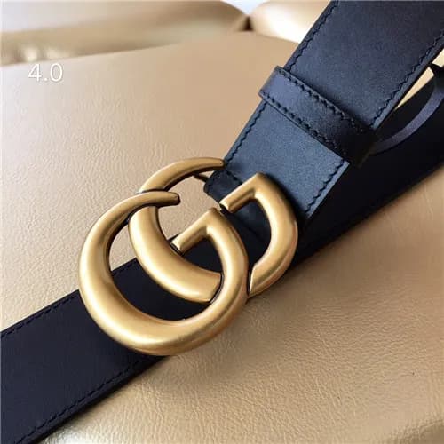 Gucci 2021 Men's Leather Belt,4.0cm,GUBT0168 -… - 1