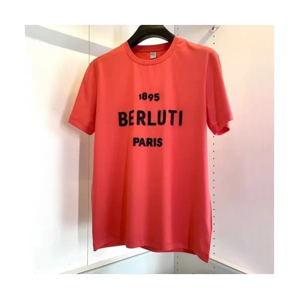 Berluti 2021 Mens Classic Short Sleeved Tshirts Re… - 1