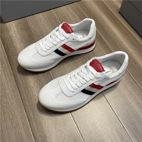 Thom Browne 2021 Men's Leather Sneakers,THOMS0… - 1