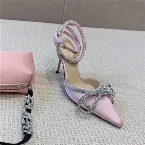 Mach & Mach 2021 Women's Leather/Silk High Hee…