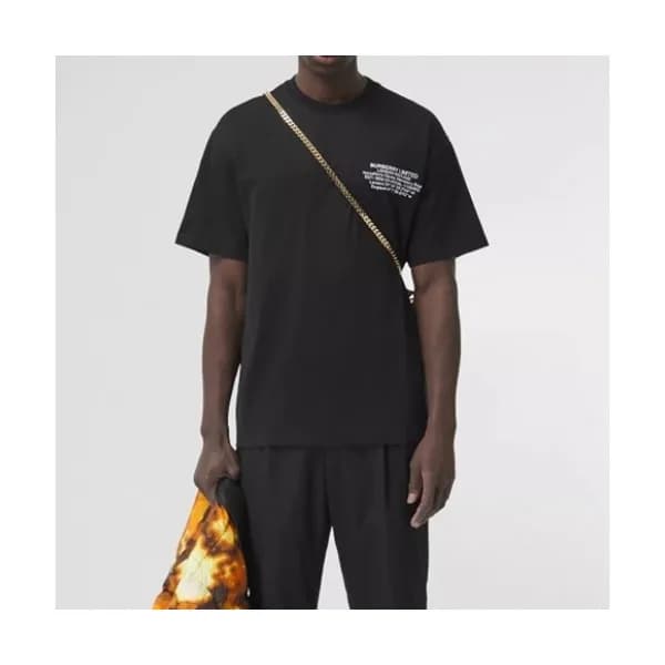 Burberry Mm/Wm Logo Cotton Short Sleeved Tshirts … - 1