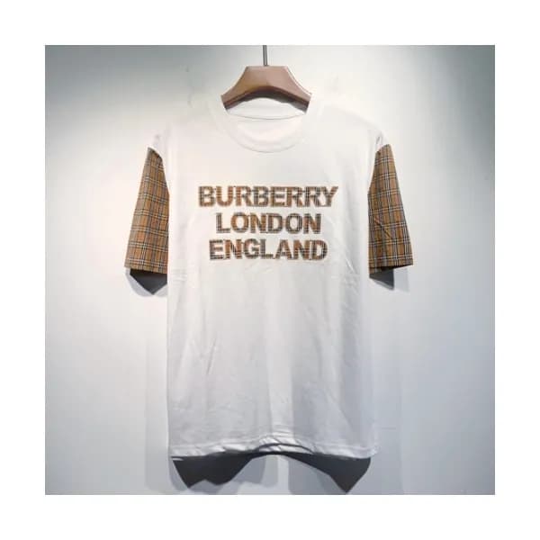 Burberry Mm/Wm Logo Cotton Short Sleeved Tshirts … - 1