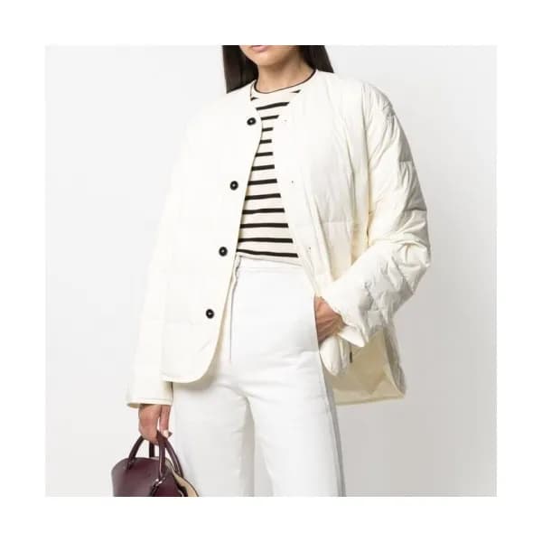 Jil Sander Womens Basic Casual Jackets Ivory - 질샌… - 1