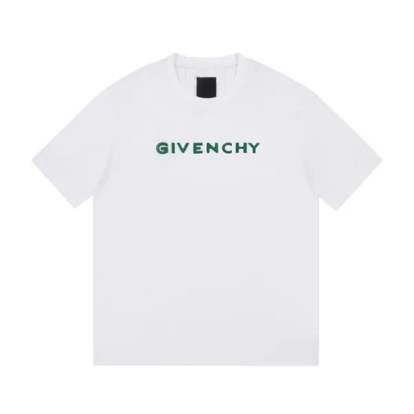 지방시 남성 크루넥 화이트 반팔티 - Mens White Tshirts - giv0618x - 1