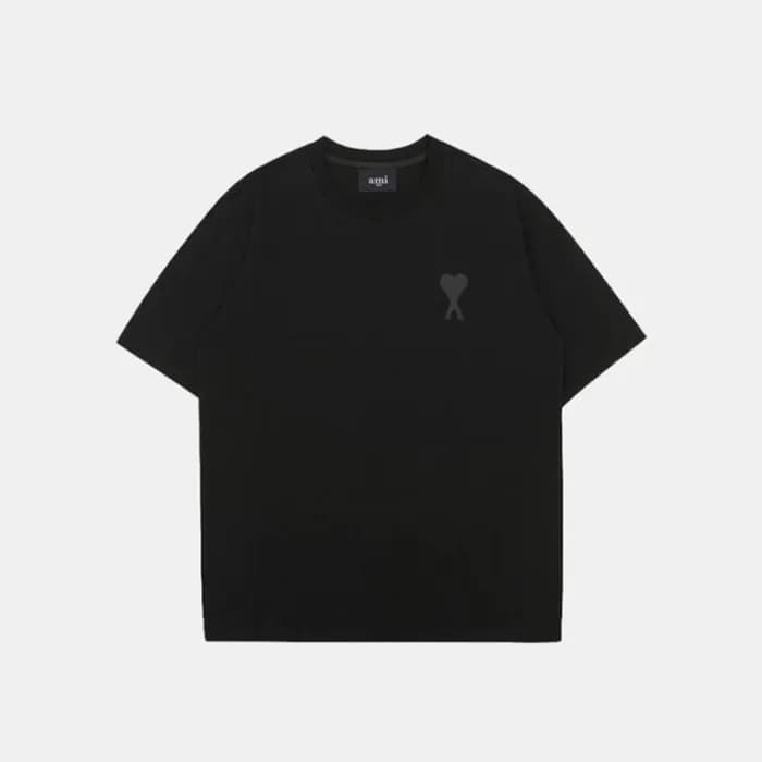 아미 남성 크루넥 반팔티 - Ami Mens Round Tshirt - ami0273x - 1