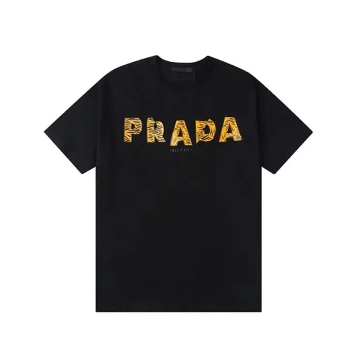 프라다 남성 블랙 반팔티 - Prada Mens Black Tshirts - pra2642… - 1