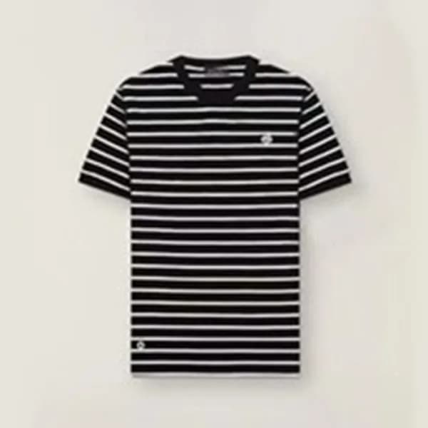 로로피아나 남성 클래식 그레이 반팔티 - Mens Gray Tshirts - lo02x - 1