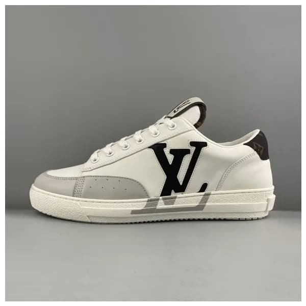 루이비통 남/녀 CHARLIE 블랙 스니커즈 - Unisex Black Sneakers -… - 1