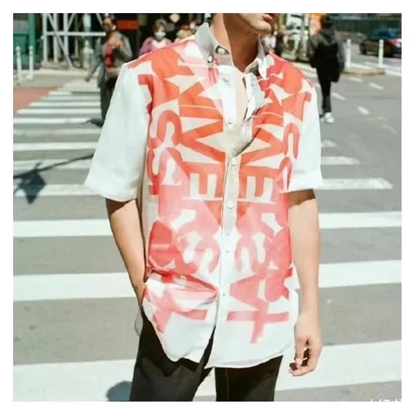 버버리 남성 레드 폴로 반팔티 - Mens Red Tshirts - Bur04434x - 1