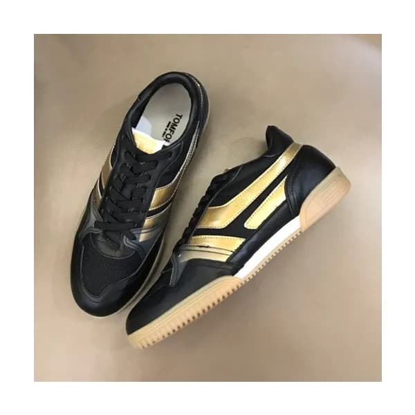 톰포드 남성 캐쥬얼 블랙 스니커즈 - Mens Black Sneakers - tof0010… - 1
