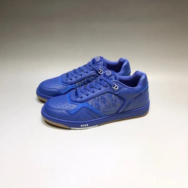 디올 남/녀 캐쥬얼 블루 스니커즈 - Unisex Blue Sneakers - dio020… - 1