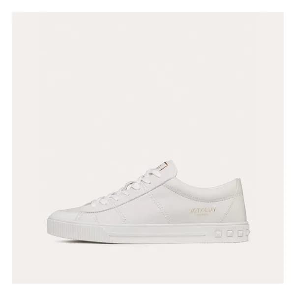 발렌티노 남성 클래식 화이트 스니커즈 - Mens White Sneakers - val02… - 1