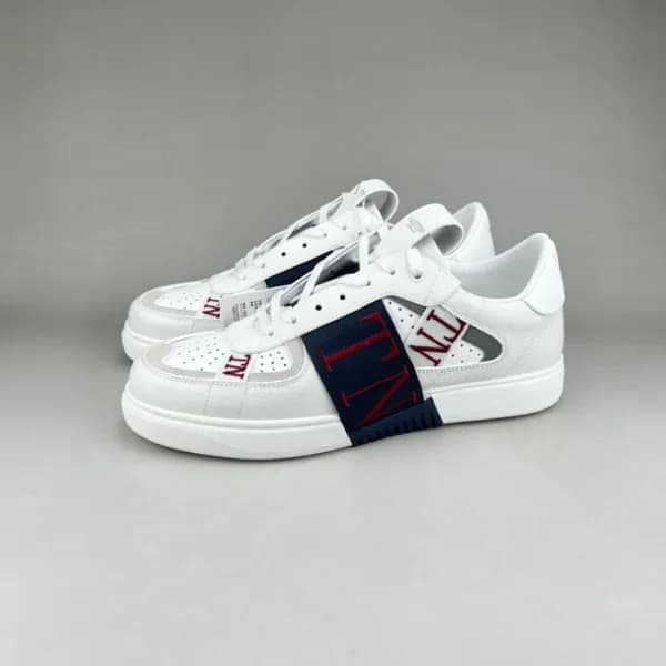 발렌티노 남/녀 Logo 네이비 스니커즈 - Unisex Navy Sneakers - va… - 1