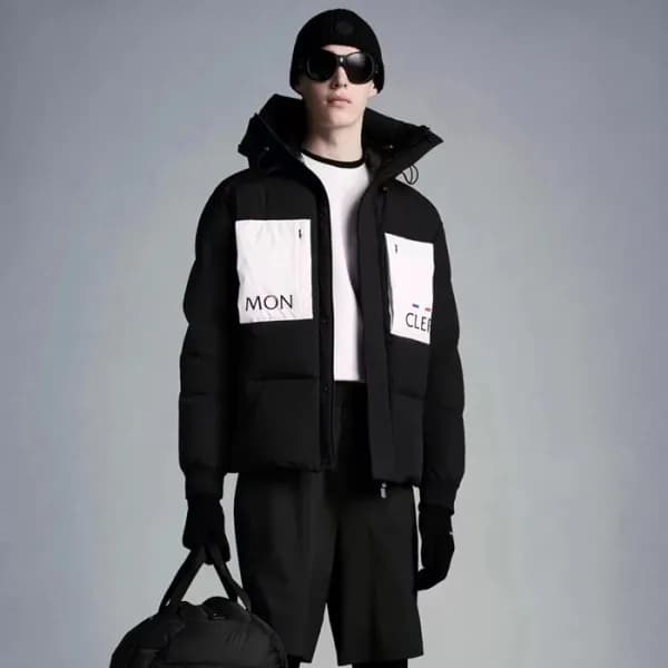 몽클레어 남성 모던 블랙 패딩 - Mens Black Padding - Moc02507x - 1