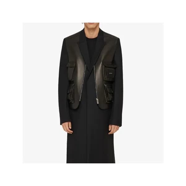 지방시 남성 캐쥬얼 블랙 베스트 - Mens Black Vest - giv0851x - 1