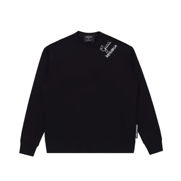 구찌 남성 캐쥬얼 블랙 맨투맨 - Gucci Mens Black Tshirts - Guc0… - 1