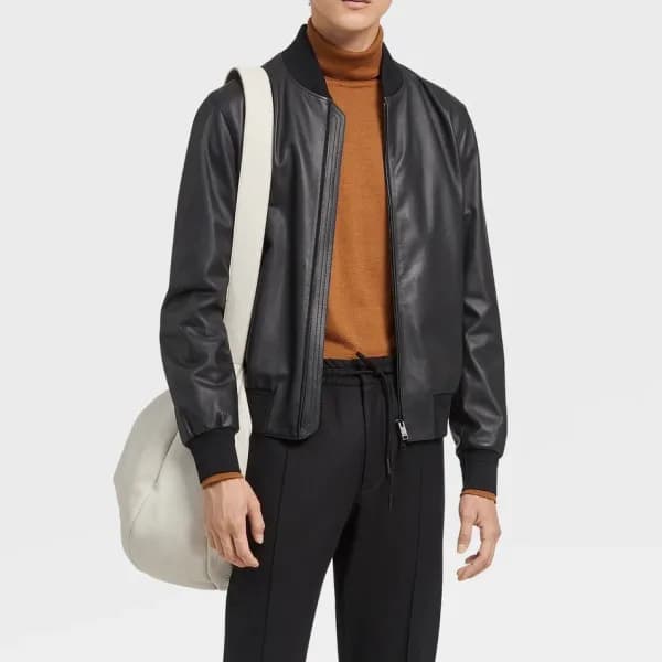 에르메네질도 제냐 남성 블랙 자켓 - Ermenegildo Zegna Mens Black … - 1