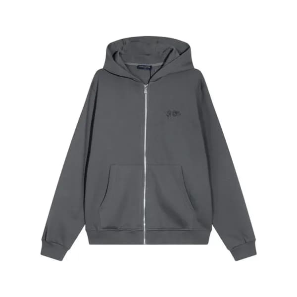 루이비통 남자 그레이 집업 후드티 - Louis vuitton Mens Gray Hoodi… - 1