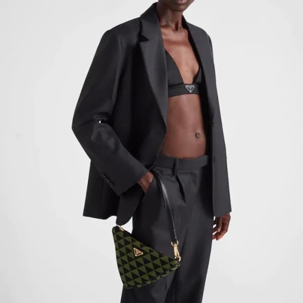 프라다 여성 그린 숄더백 - Prada Womens Green Shoulder Bag - … - 1