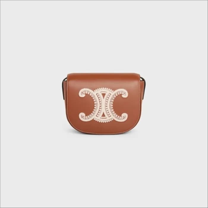 셀린느 여성 트리옹프 폴코백 - Celine Womens Tan Folco Bag - ce… - 1