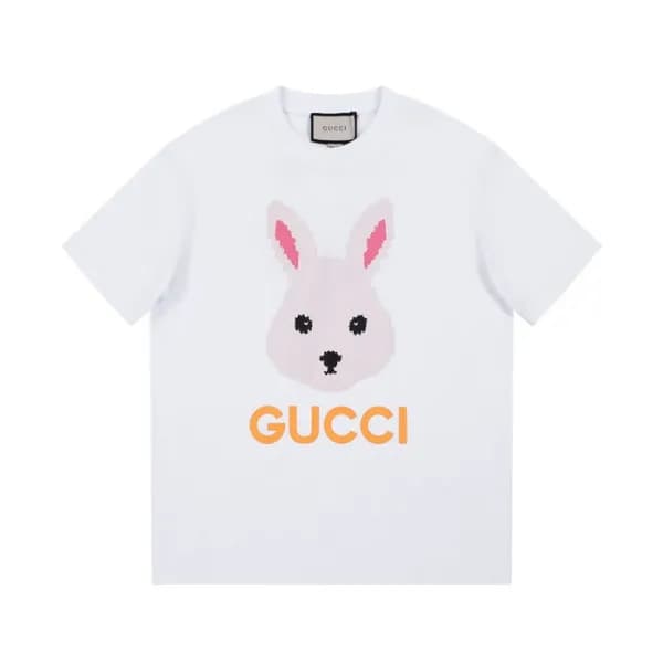 구찌 남/녀 화이트 크루넥 반팔티 - Gucci Unisex White Tshirts - … - 1