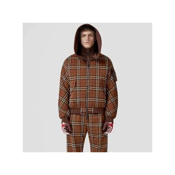 버버리 남성 체크 브라운 자켓 - Burberry Mens Brown Jackets - b… - 1