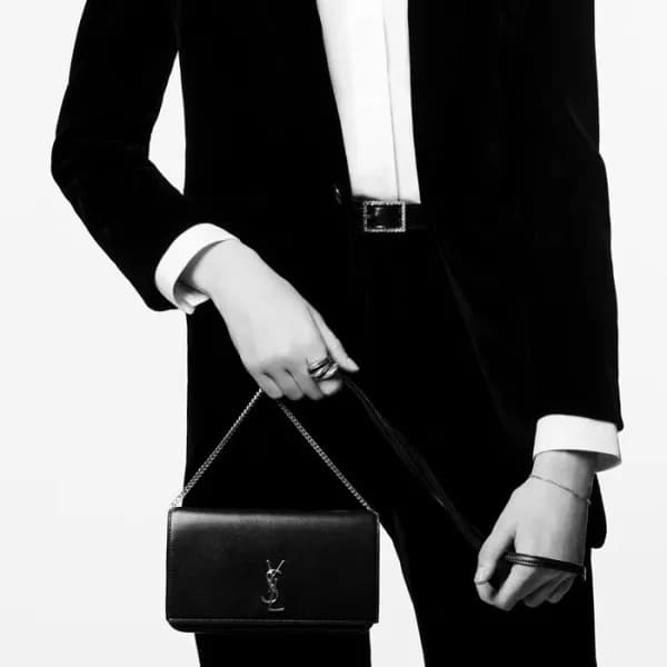 입생로랑 여성 블랙 크로스백 - Saint Laurent Womens Black Cross… - 1