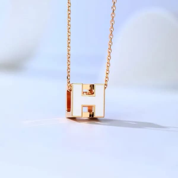 에르메스 여성 화이트 목걸이 - Hermes Womens White Necklace - a… - 1
