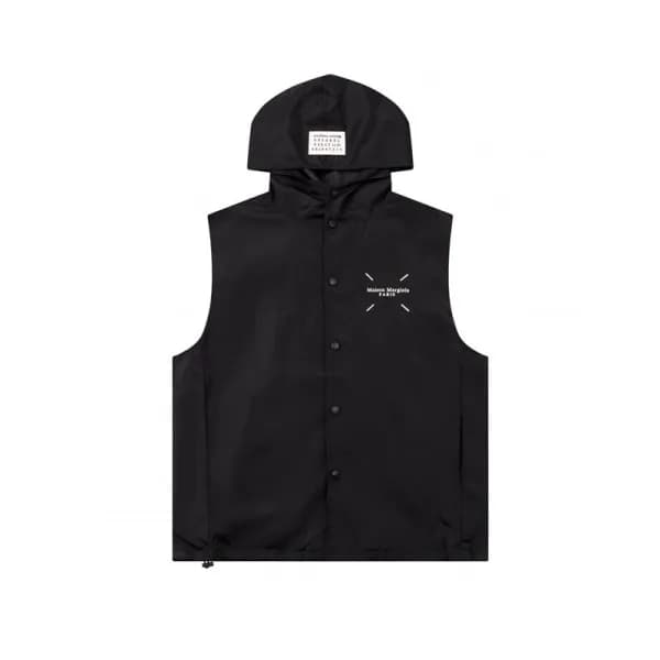 메종마르지엘라 남성 블랙 베스트 - Maison Margiela Mens Black Ves… - 1