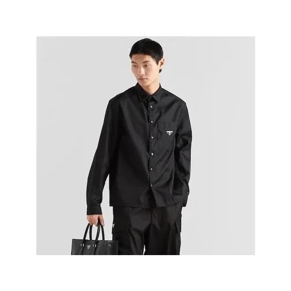 프라다 남성 모던 블랙 셔츠 - Prada Mens Black Tshirts - pr650… - 1