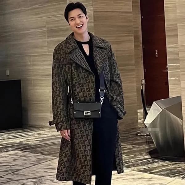 펜디 남성 모던 카키 코트 - Fendi Mens Khaki Coats - fe183x - 1