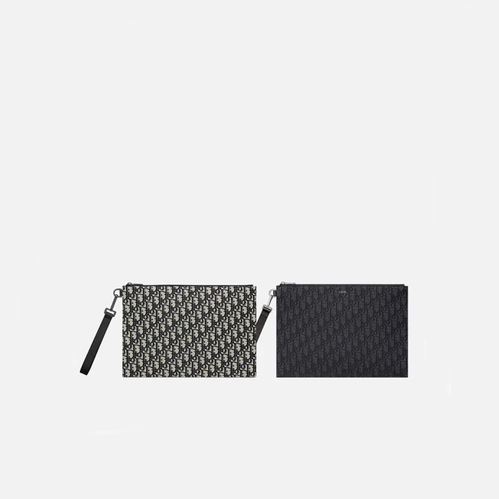 디올 남성 오블리크 핸드 클러치 【매장-200만원대】 - Dior Mens Oblique … - 1