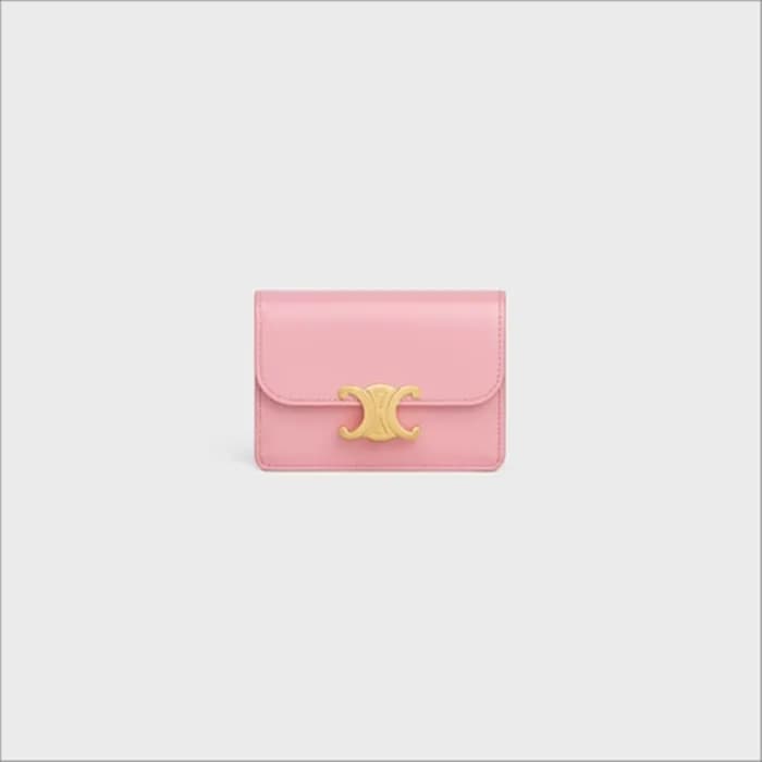 셀린느 여성 핑크 카드 지갑 - Celine Womens Pink Card Wallets … - 1