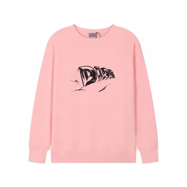 디올 남성 클래식 핑크 맨투맨 - Dior Mens Pink Tshirts - di879x - 1