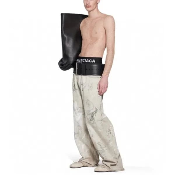 발렌시아가 남성 그레이 청바지 - Balenciaga Mens Gray Jeans - fa… - 1