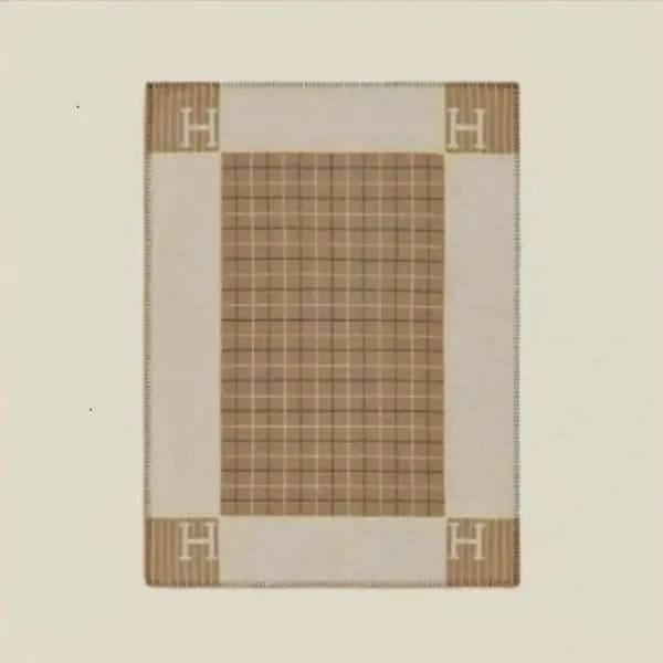 에르메스 겨울 그레이 담요 - Hermes Gray Blanket - acc1366x