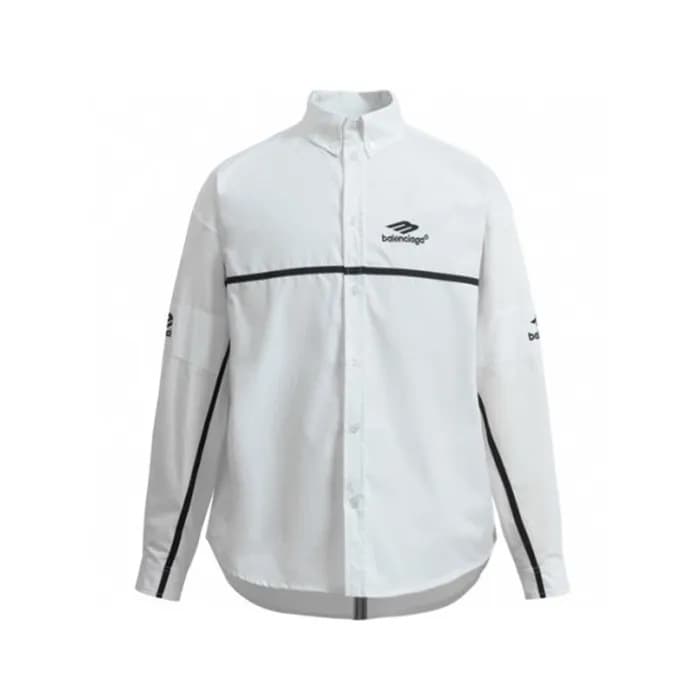 발렌시아가 남성 화이트 셔츠 - Balenciaga Mens White Shirts - b… - 1