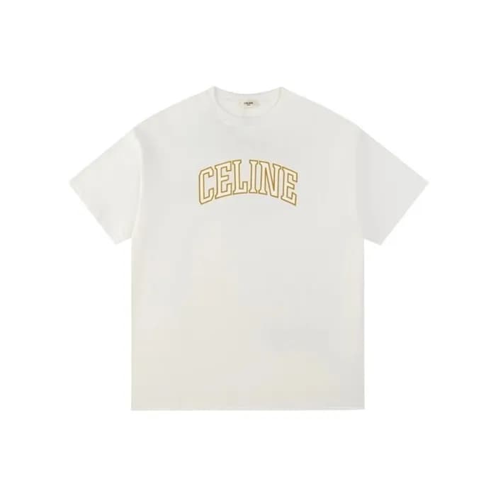 셀린느 남성 화이트 반팔 티셔츠 - Celine Mens White Tshirts - ce… - 1