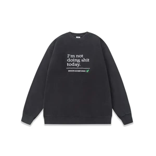 베트멍 남성 블랙 긴팔티 - Veiments Mens Black Tshirts - vec8… - 1