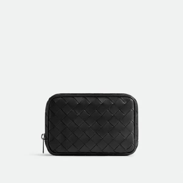 보테가베네타 남성 블랙 파우치 - Bottega Veneta Mens Black Pouch… - 1