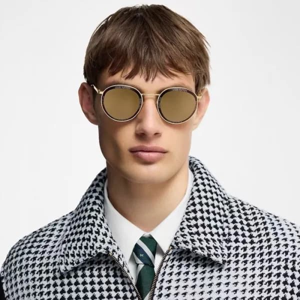 루이비통 남성 프리미엄 메탈 프레임 선글라스 - Louis vuitton Mens Prem… - 1