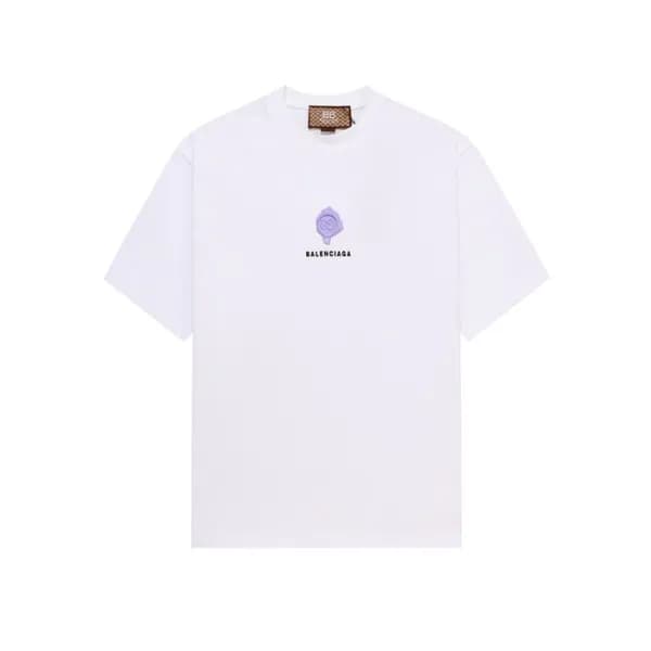 발렌시아가 남성 라운드 반팔 티셔츠 - Balenciaga Mens Round Tshirt… - 1