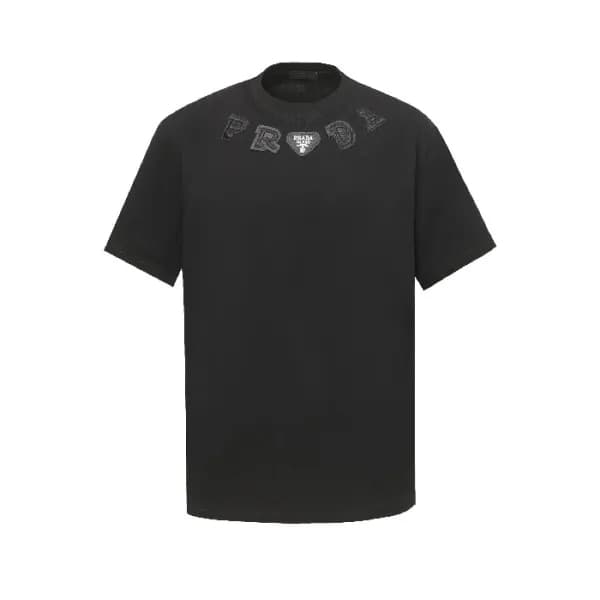 프라다 남성 라운드 반팔티 - Prada Mens Round Tshirt - prc7183… - 1