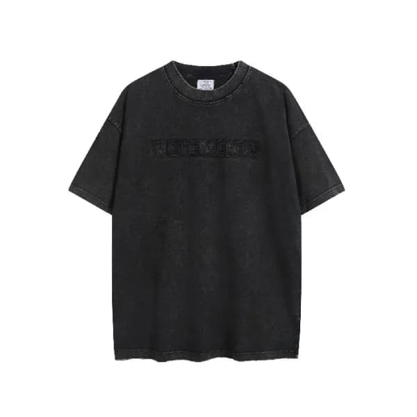 베트멍 남/녀 라운드 반팔 티셔츠 - Vetements Unisex Oversize Tsh… - 1