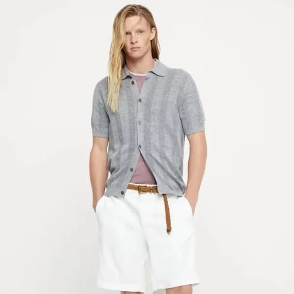 브루넬로쿠치넬리 남성 폴로 티셔츠 - Brunello Cucinelli Mens Polo … - 1