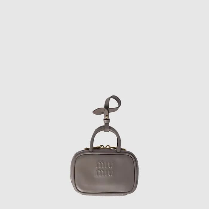 미우미우 여성 가죽 마이크로 보 백 - MiuMiu Womens Leather Micro … - 1