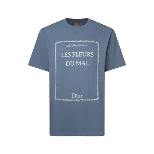 디올 남성 라운드 반팔 티셔츠 - Dior Mens Round Tshirt - dic130… - 1