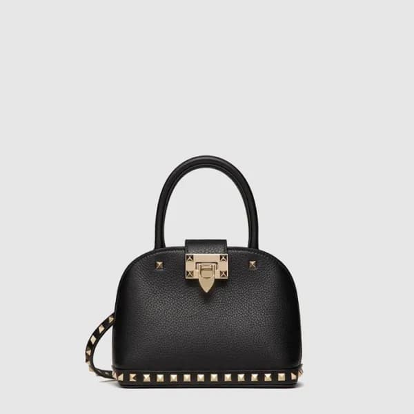 발렌티노 여성 가라바니 락스터드 가죽 스몰 핸드백 - Valentino Womens Gar… - 1